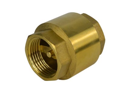 Klum Klapka zpětná, krátká, celomosazná 1"