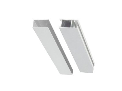 Mereo Sada fixačního a bočního profilu pro CK10303Z, CK10403Z, pro sklo 8 mm, výška 2 m, chrom ALU