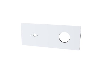 Mereo Kryt hranatý pro podomítkovou baterii s ramínkem, 23x10 cm