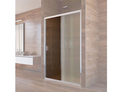 Mereo Dveře posuvné pro CK80412K, sklo Point