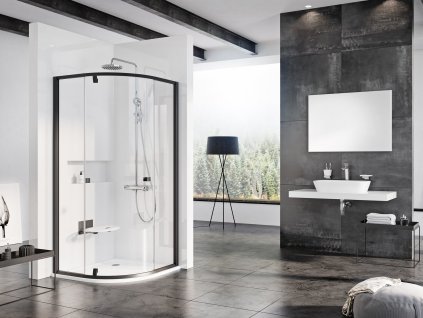 PSKK3 90x90, černá+transparent