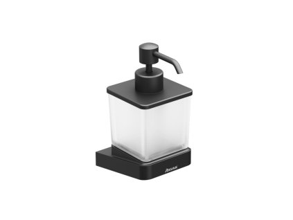 TD 231.20BL Držák s dávkovačem mýdla, černá