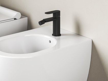 CR II 056.20BL Bidetová stojánková baterie 135 mm bez výpusti, černá