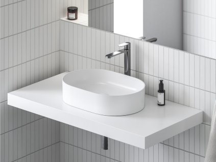 CR II 015.01CR Umyvadlová stojánková baterie BeCool 300 mm bez výpusti, chrom