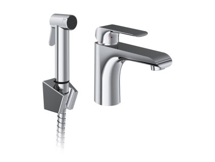 FL 112.00CR Umyvadlová baterie 150 mm, s bidetovou sprškou, chrom