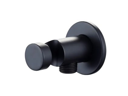 12218B - držák nástěnný s 1/2" přípojkou (#UH12218B Držák nástěnný s 1/2" přípojkou, 12218B , černý, (profil ○), Design černá)