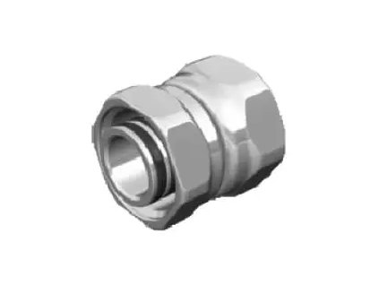 Adaptér M22x1,5-Rp1/2", pro závitové ocelové trubky (#S622022 DE LUXE adaptér M22x1,5-Rp1/2", Design-chrom pro závitové ocelové trubky)