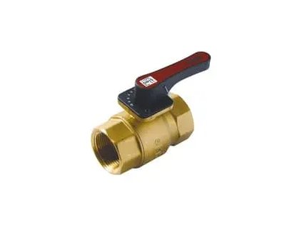 Dvoucestný regulační kulový kohout HERZ s rukojetí (#1211702 Dvoucestný regulační kulový kohout HERZ s rukojetí, PN 40, Dimenze DN20, kvs 8,0)