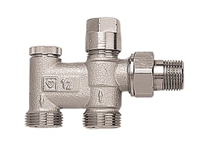 HERZ-2000-Bypass připojení 1/2" x G3/4" dvoutrubkový systém (#1717501 HERZ-2000-Bypass připojení 1/2" x G3/4" dvoutrubkový systém, Dimenze 1/2 x G 3/4)