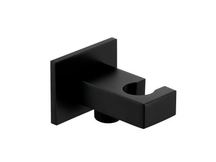 SQ 12213B - držák nástěnný s 1/2" přípojkou (#UH12213B Držák nástěnný s 1/2" přípojkou, SQ 12213B, Design černá)