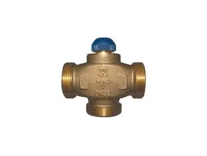 Ventil trojcestný pro termostatické hlavice Calis-TS-RD 7761RD (#1776139 Ventil trojcestný pro termostatické hlavice Calis-TS-RD 7761RD, tělo DN20, připoj. závit 1", Dimenze DN20, Přip. závit 1", kvs 3,00)