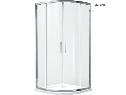 Oltens Vorma sprchový box 80 x 80 cm, půlkruhový 20101100