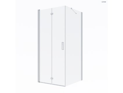 Oltens Trana sprchový box 90x90 cm, čtvercový, dveře se zástěnou 20004100