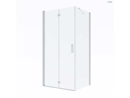 Oltens Trana sprchový box 100x80 cm, obdélníkový, dveře se zástěnou 20200100