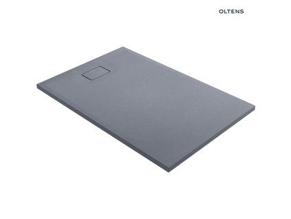 Oltens Bergytan obdélníková vanička 140 x 90 cm RockSurface, šedý beton 15107700
