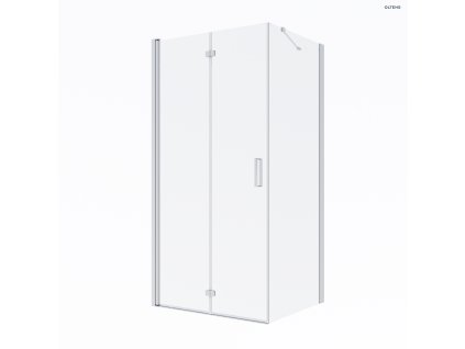 Oltens Trana sprchový box 90 x 80 cm, obdélníkový, dveře se zástěnou 20206100