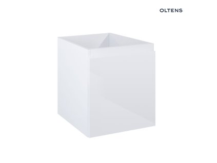Oltens Vernal závěsná umyvadlová skříňka 40 cm, lesklá bílá 60017000