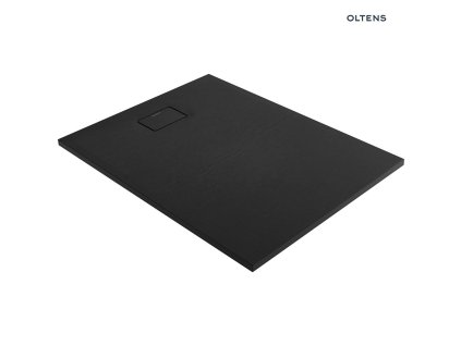 Oltens Bergytan obdélníková vanička 120 x 90 cm RockSurface, matná černá 15104300