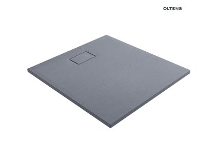 Oltens Bergytan obdélníková vanička 100 x 90 cm RockSurface, šedý beton 15101700