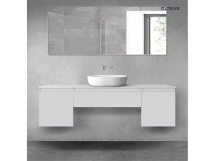 Oltens Vernal sada koupelnového nábytku 160 cm s horní deskou, matná šedá 68387700