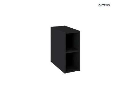 Oltens Vernal boční závěsná umyvadlová skříňka 20 cm, matná černá 60021300