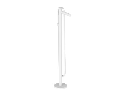 SG 080.10WHM.RB07A Vanová baterie do podlahy bez tělesa, se sprchovým setem, bílá matná