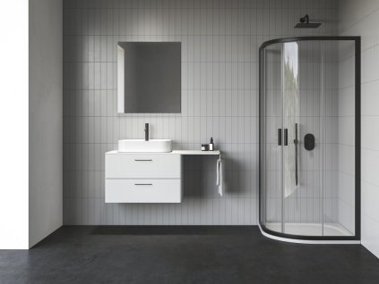 NBLCP4 80x80, černá+transparent