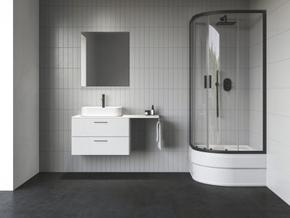 NBLCP4 Sabina 80x80, černá+transparent