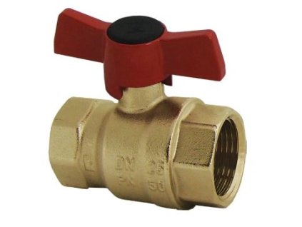 Kulový kohout HERZCULES - motýl,(Silumin), vniřní-vnitřní závit (#1220611 Kulový kohout HERZCULES - motýl,(Silumin), vniřní-vnitřní závit, Dimenze DN15, PN 25)