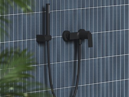 PN 032.20BLM Sprchová nástěnná baterie bez sprchového setu, černá matná