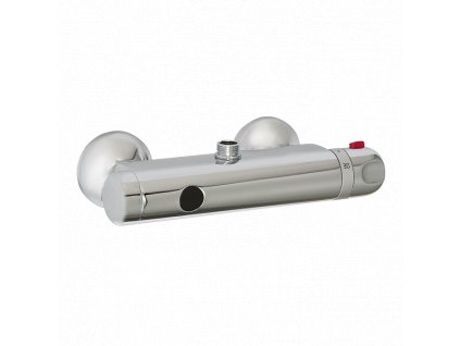 Automatické nástěnné ovládání sprchy s elektronikou ALS s horním vývodem a termostatickým ventilem pro připojení ke sprchovému setu, 9 V SLS 03B (02036)