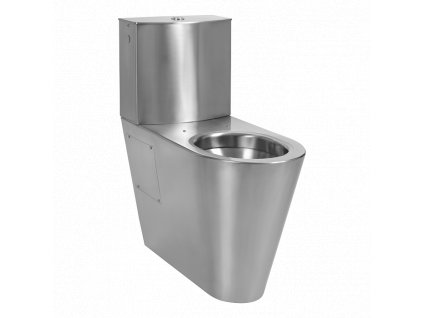 Nerezové kombi WC pro tělesně handicapované, spodní přívod vody SLWN 16 (94160)