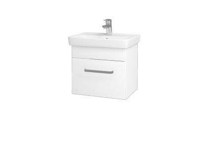 Koupelnová skříňka SOLO SZZ 50 - N01 Bílá lesk / Úchytka T01 / L01 Bílá vysoký lesk