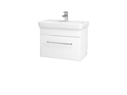 Koupelnová skříňka SOLO SZZ 60 - N01 Bílá lesk / Úchytka T04 / M01 Bílá mat