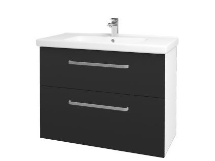 Koupelnová skříňka BIG INN SZZ2 100 - N01 Bílá lesk / Úchytka T01 / N03 Graphite