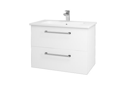 Koupelnová skříňka GIO SZZ2 80 - N01 Bílá lesk / Úchytka T03 / M01 Bílá mat