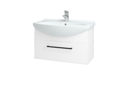 Koupelnová skříňka TAKE IT SZZ 75 - N01 Bílá lesk / Úchytka T06 / N01 Bílá lesk