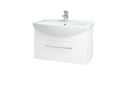 Koupelnová skříňka TAKE IT SZZ 75 - N01 Bílá lesk / Úchytka T04 / N01 Bílá lesk