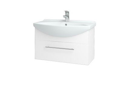 Koupelnová skříňka TAKE IT SZZ 75 - N01 Bílá lesk / Úchytka T02 / N01 Bílá lesk