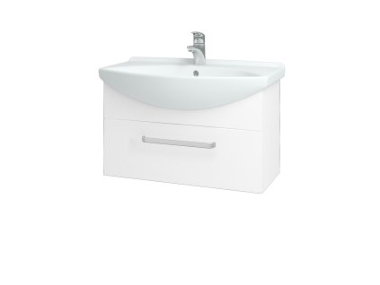 Koupelnová skříňka TAKE IT SZZ 75 - N01 Bílá lesk / Úchytka T01 / N01 Bílá lesk