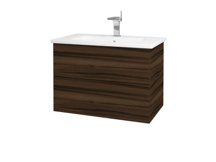 Koupelnová skříňka VARIANTE SZZ2 80 (umyvadlo Euphoria) - D06 Ořech / D06 Ořech