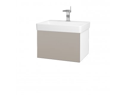 Koupelnová skříňka VARIANTE SZZ 60 pro umyvadlo Laufen Pro S - N01 Bílá lesk / N07 Stone