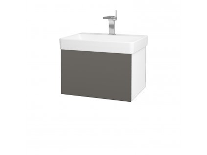Koupelnová skříňka VARIANTE SZZ 60 pro umyvadlo Laufen Pro S - N01 Bílá lesk / N06 Lava