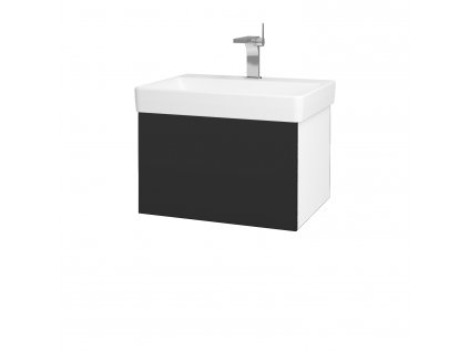 Koupelnová skříňka VARIANTE SZZ 60 pro umyvadlo Laufen Pro S - N01 Bílá lesk / N03 Graphite