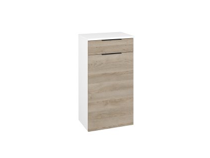 Nízká skříňka DOS SNDZ 50 - N01 Bílá lesk / Úchytka T07 / D17 Colorado / Pravé