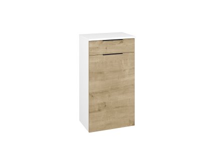 Nízká skříňka DOS SNDZ 50 - N01 Bílá lesk / Úchytka T07 / D09 Arlington / Pravé