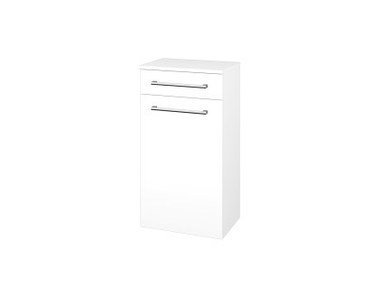 Nízká skříňka DOS SNDZ 50 - N01 Bílá lesk / Úchytka T03 / N01 Bílá lesk / Pravé