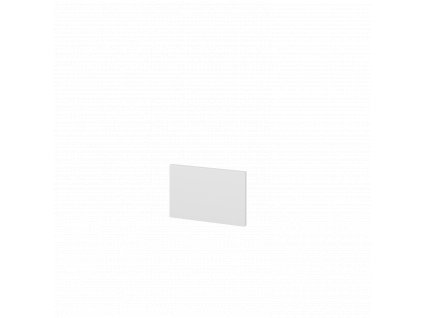 Krycí deska k zakrácení KDZ SZZ (výška 20 cm) - M01 Bílá mat