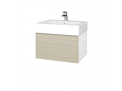Koupelnová skříňka VARIANTE SZZ 60 pro umyvadlo Duravit Vero - N01 Bílá lesk / D04 Dub