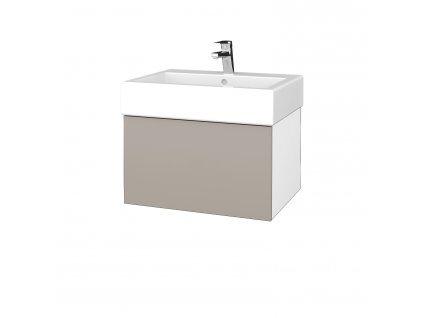 Koupelnová skříňka VARIANTE SZZ 60 pro umyvadlo Duravit Vero - N01 Bílá lesk / N07 Stone